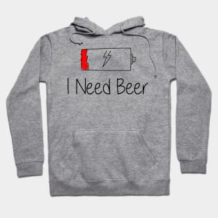 🍺 🍻 I Need Beer Funny Gift Hoodie